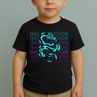 Ball Python Snake Retro Ball Python Toddler T-Shirt