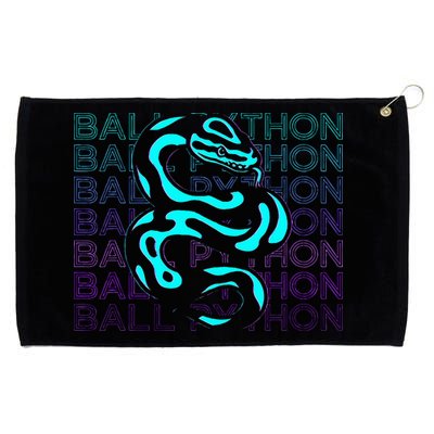 Ball Python Snake Retro Ball Python Grommeted Golf Towel