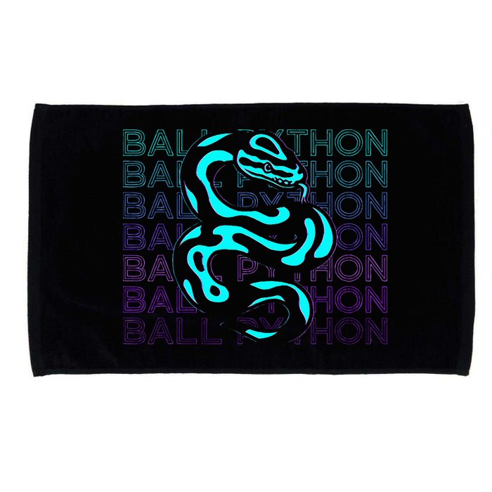 Ball Python Snake Retro Ball Python Microfiber Hand Towel