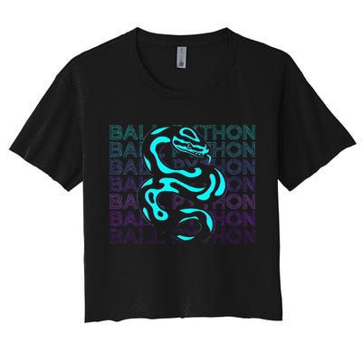 Ball Python Snake Retro Ball Python Crop Top