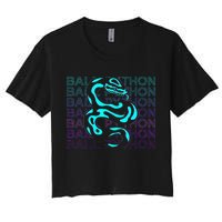 Ball Python Snake Retro Ball Python Crop Top
