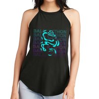 Ball Python Snake Retro Ball Python Women's Perfect Tri Rocker Tank