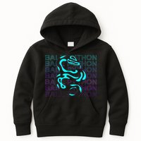 Ball Python Snake Retro Ball Python Kids Hoodie