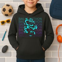 Ball Python Snake Retro Ball Python Kids Hoodie