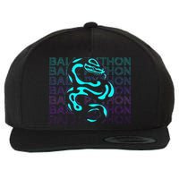 Ball Python Snake Retro Ball Python Wool Snapback Cap