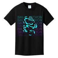 Ball Python Snake Retro Ball Python Kids T-Shirt