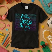 Ball Python Snake Retro Ball Python Kids T-Shirt