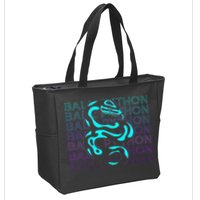 Ball Python Snake Retro Ball Python Zip Tote Bag
