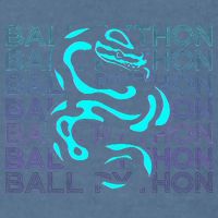 Ball Python Snake Retro Ball Python Garment-Dyed Sweatshirt