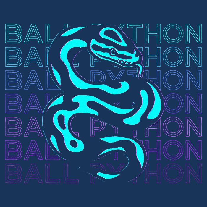 Ball Python Snake Retro Ball Python Infant Baby Jersey Bodysuit