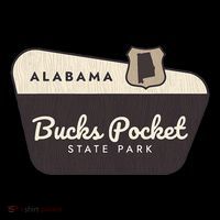 Bucks Pocket State Park Alabama Al Welcome Sign Vacation Tall T-Shirt