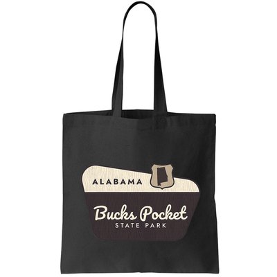 Bucks Pocket State Park Alabama Al Welcome Sign Vacation Bag