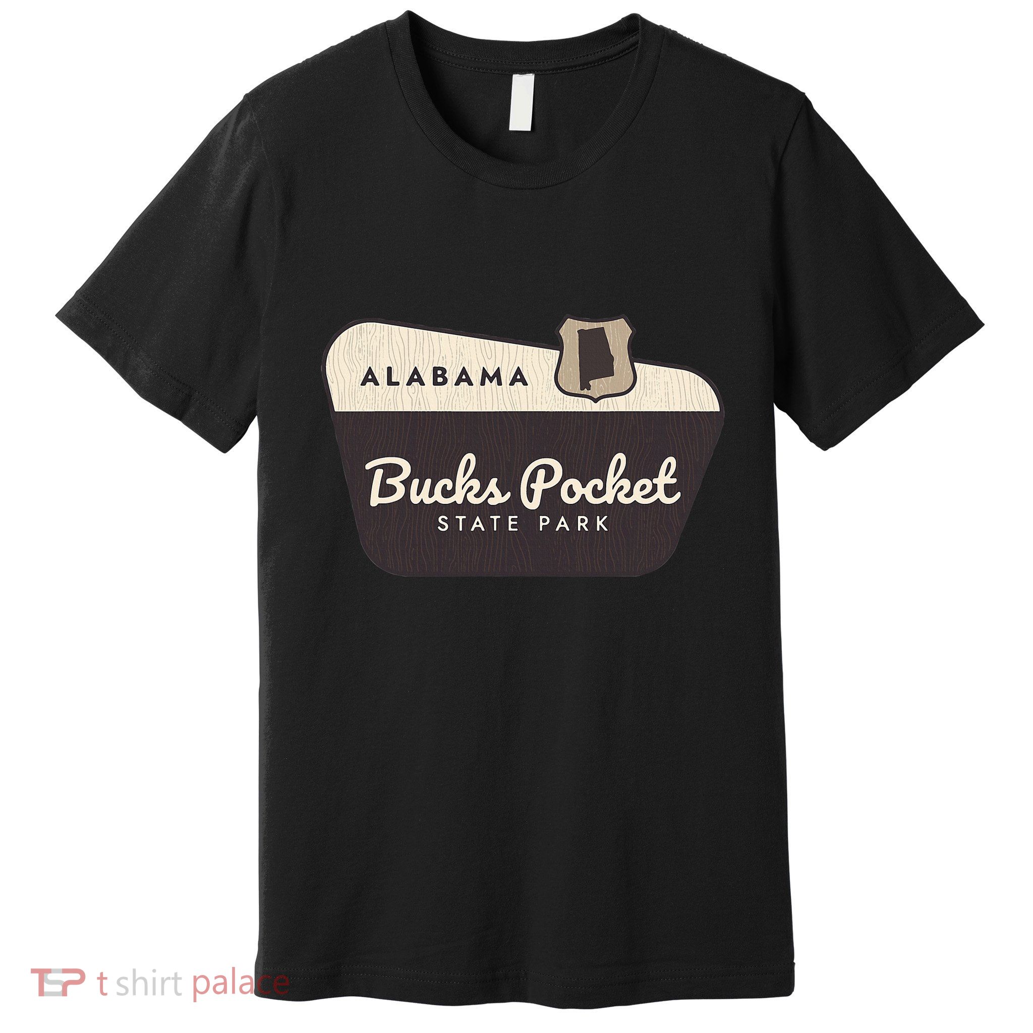 Bucks Pocket State Park Alabama Al Welcome Sign Vacation Premium T-Shirt