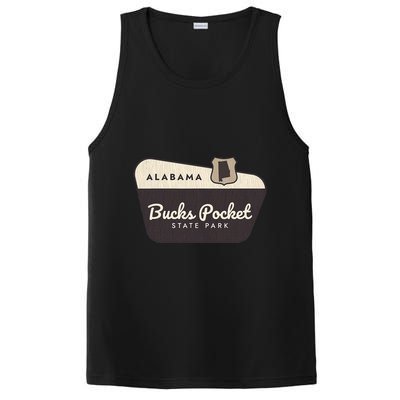 Bucks Pocket State Park Alabama Al Welcome Sign Vacation PosiCharge Competitor Tank