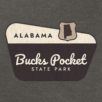 Bucks Pocket State Park Alabama Al Welcome Sign Vacation Cotton Canvas Backpack