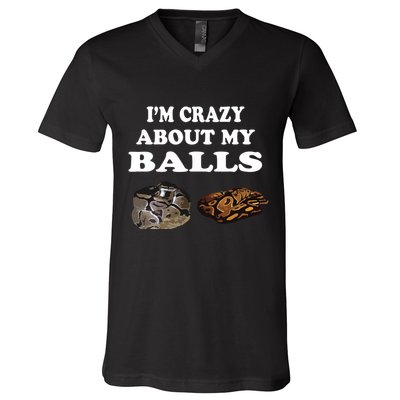 Ball Python Snake T T Baby Ball Python Breeders V-Neck T-Shirt