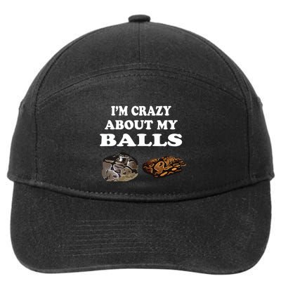 Ball Python Snake T T Baby Ball Python Breeders 7-Panel Snapback Hat