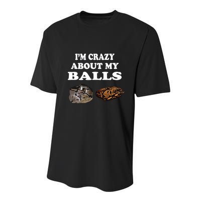 Ball Python Snake T T Baby Ball Python Breeders Youth Performance Sprint T-Shirt