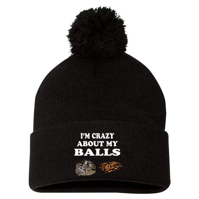 Ball Python Snake T T Baby Ball Python Breeders Pom Pom 12in Knit Beanie