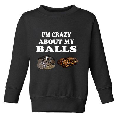 Ball Python Snake T T Baby Ball Python Breeders Toddler Sweatshirt