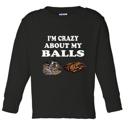 Ball Python Snake T T Baby Ball Python Breeders Toddler Long Sleeve Shirt