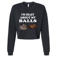 Ball Python Snake T T Baby Ball Python Breeders Cropped Pullover Crew