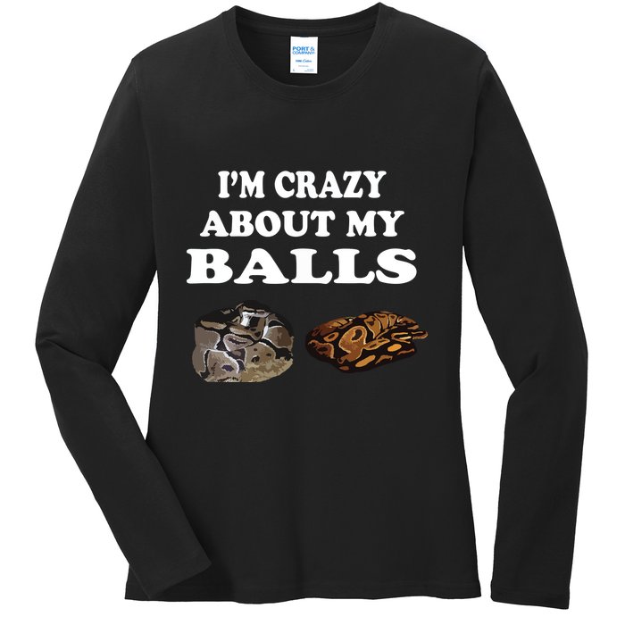 Ball Python Snake T T Baby Ball Python Breeders Ladies Long Sleeve Shirt