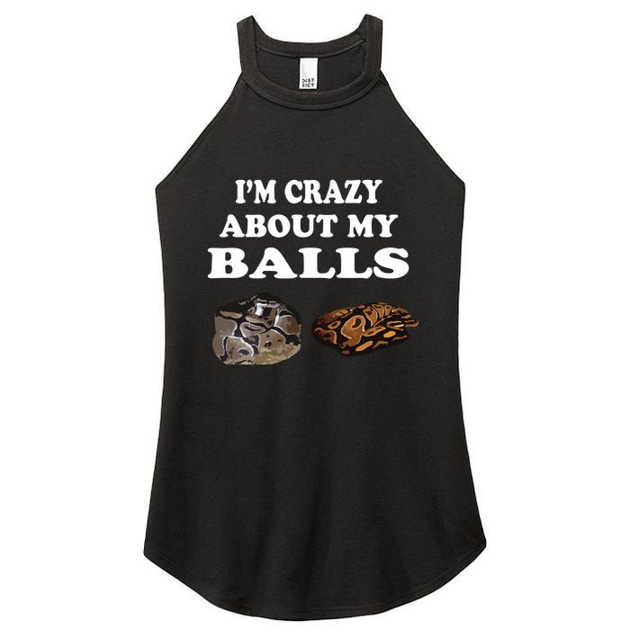 Ball Python Snake T T Baby Ball Python Breeders Women's Perfect Tri Rocker Tank