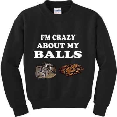 Ball Python Snake T T Baby Ball Python Breeders Kids Sweatshirt