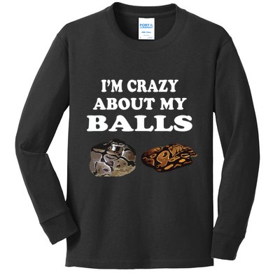 Ball Python Snake T T Baby Ball Python Breeders Kids Long Sleeve Shirt