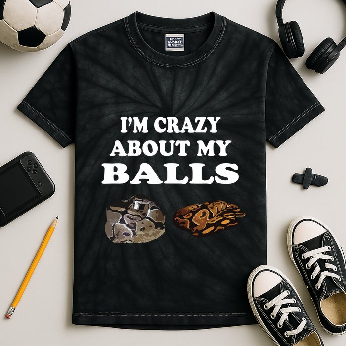 Ball Python Snake T T Baby Ball Python Breeders Kids Tie-Dye T-Shirt