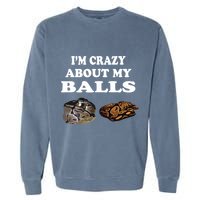 Ball Python Snake T T Baby Ball Python Breeders Garment-Dyed Sweatshirt