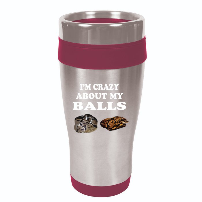 Ball Python Snake T T Baby Ball Python Breeders 16oz Travel Tumbler