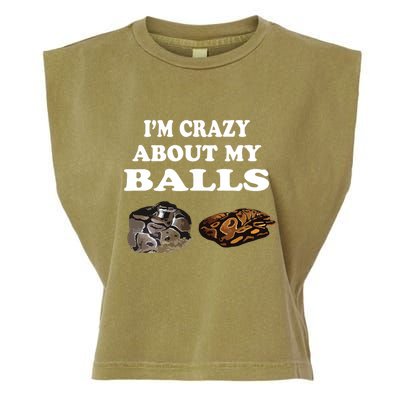 Ball Python Snake T T Baby Ball Python Breeders Garment-Dyed Women's Muscle Tee