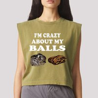Ball Python Snake T T Baby Ball Python Breeders Garment-Dyed Women's Muscle Tee