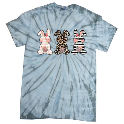 Bunny Pastel Spring Hunt Eggs Rabbit Easter Day Tie-Dye T-Shirt