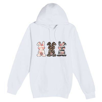 Bunny Pastel Spring Hunt Eggs Rabbit Easter Day Premium Pullover Hoodie