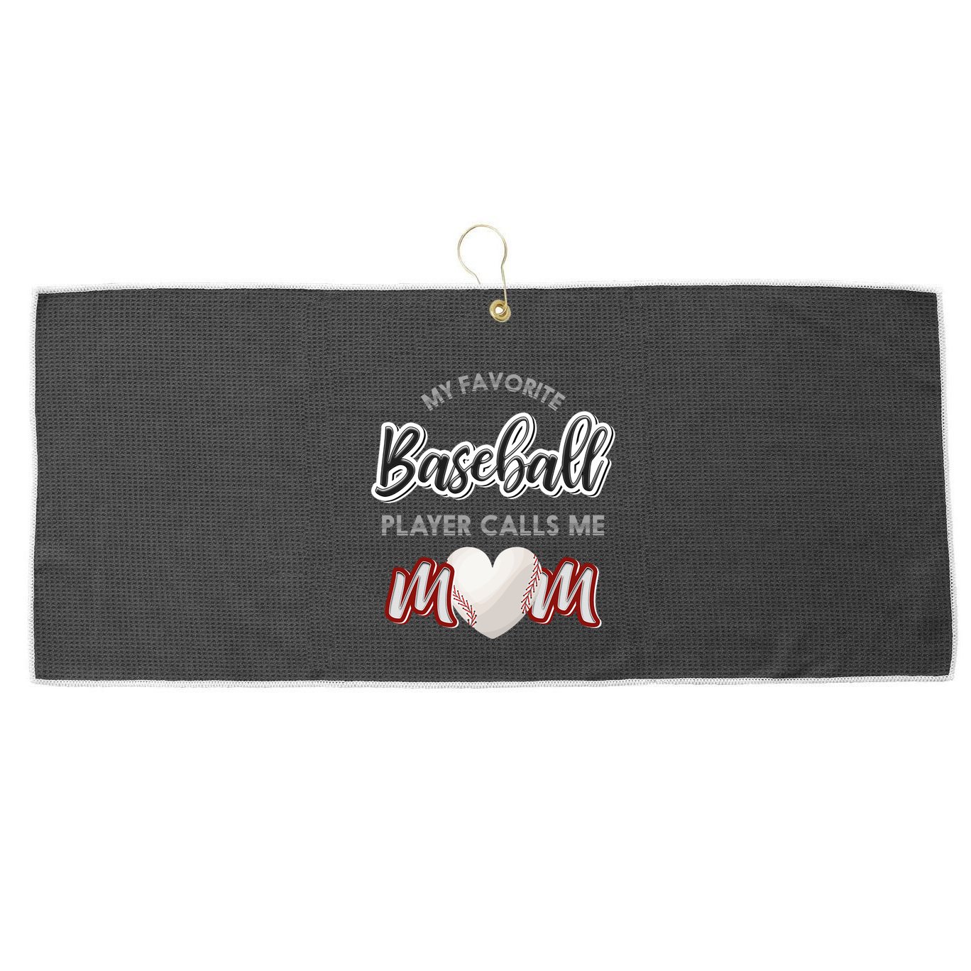 Baseball Player Sport Game Baseball Pitch Gifts Large Microfiber Waffle Golf Towel