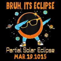 Bruh Partial Solar Eclipse March 2025 Dabbing Coffee Mug