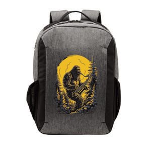 Bigfoot Playing Saxophone Aesthetic Sasquatch Saxophone Vector Backpack