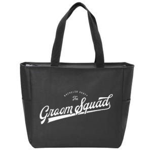 Bachelor Party Set Baseball Style The Groom Squad Zip Tote Bag