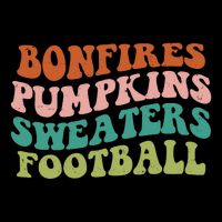 Bonfires Pumpkins Sweaters Football Fall Season Tall T-Shirt