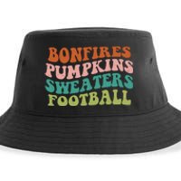 Bonfires Pumpkins Sweaters Football Fall Season Sustainable Bucket Hat