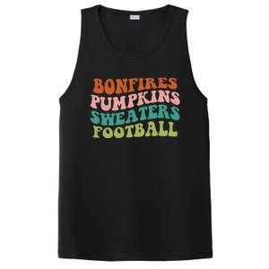 Bonfires Pumpkins Sweaters Football Fall Season PosiCharge Competitor Tank