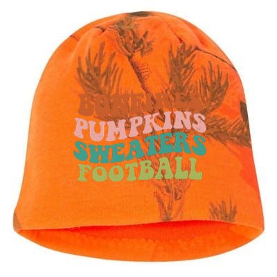 Bonfires Pumpkins Sweaters Football Fall Season Kati - Camo Knit Beanie