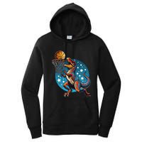 Basketball Player Trex Dinosaur Women's Pullover Hoodie