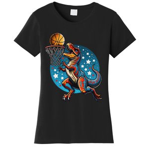 Basketball Player Trex Dinosaur Women's T-Shirt