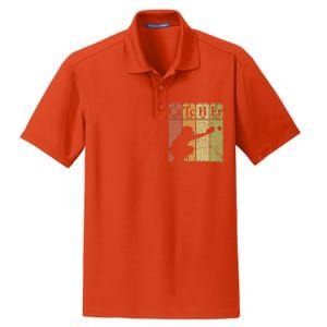 Baseball Periodic Table Elements Nerd Baseball Catcher Retro Dry Zone Grid Polo