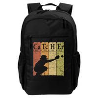 Baseball Periodic Table Elements Nerd Baseball Catcher Retro Backpack