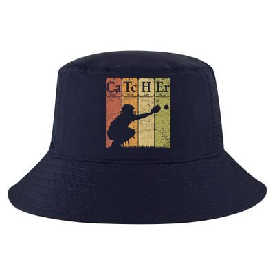 Baseball Periodic Table Elements Nerd Baseball Catcher Retro Cool Comfort Performance Bucket Hat